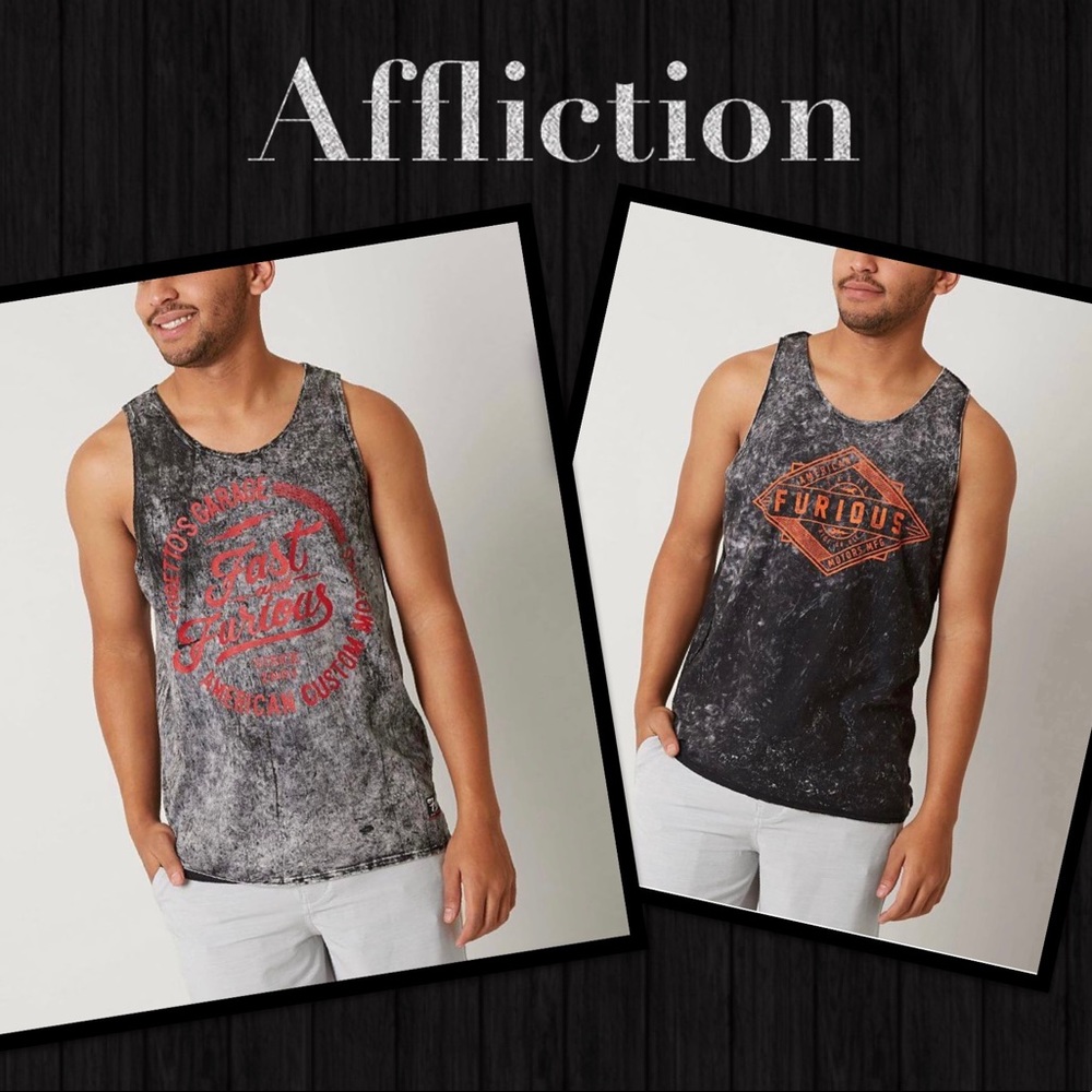 🎽Affliction Fast & Furious Reversible Tank 🎽